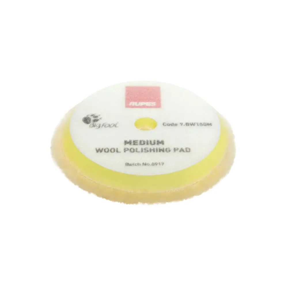 Полірувальний круг з хутра середньої жорсткості RUPES Wool Polishing Pad Меdium RUPES Wool Polishing Pad Medium BW150M (9.BW150M)