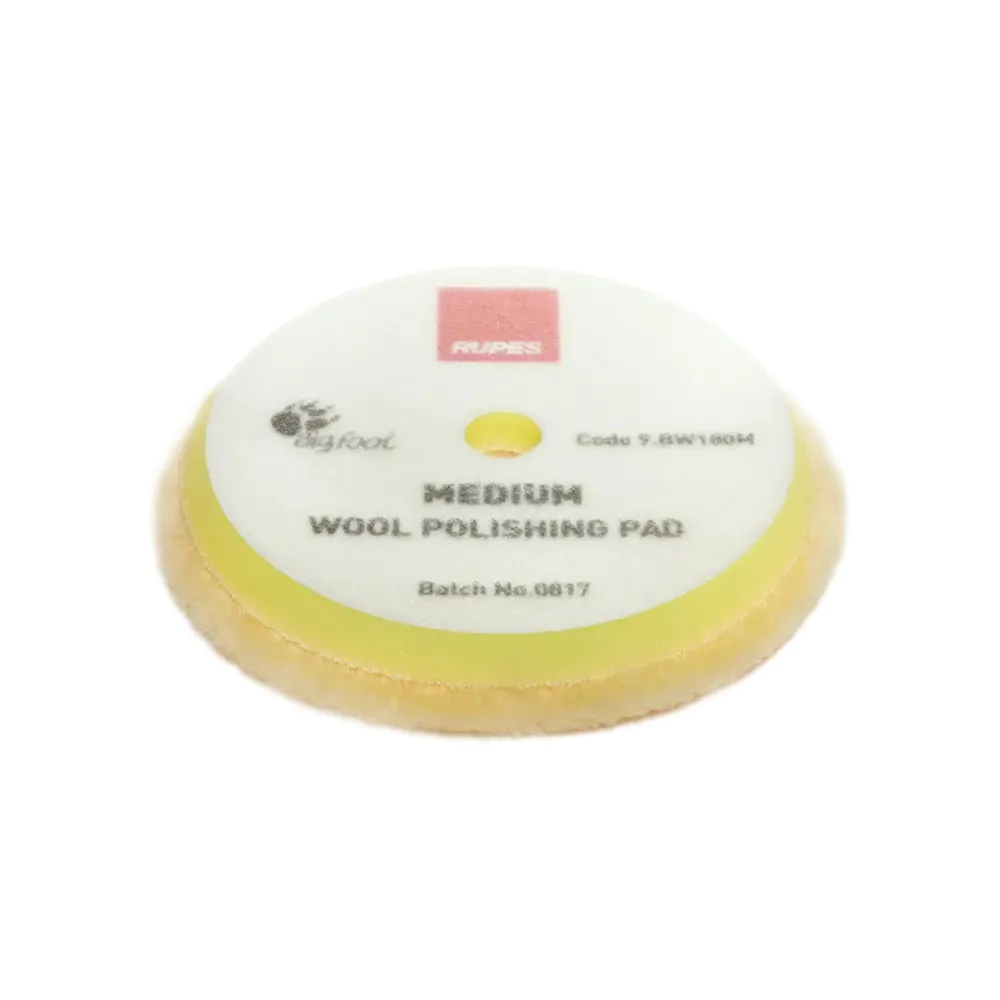 Полірувальний круг з хутра середньої жорсткості RUPES Wool Polishing Pad Меdium RUPES Wool Polishing Pad Medium BW180M Ø170 mm (9.BW180M)