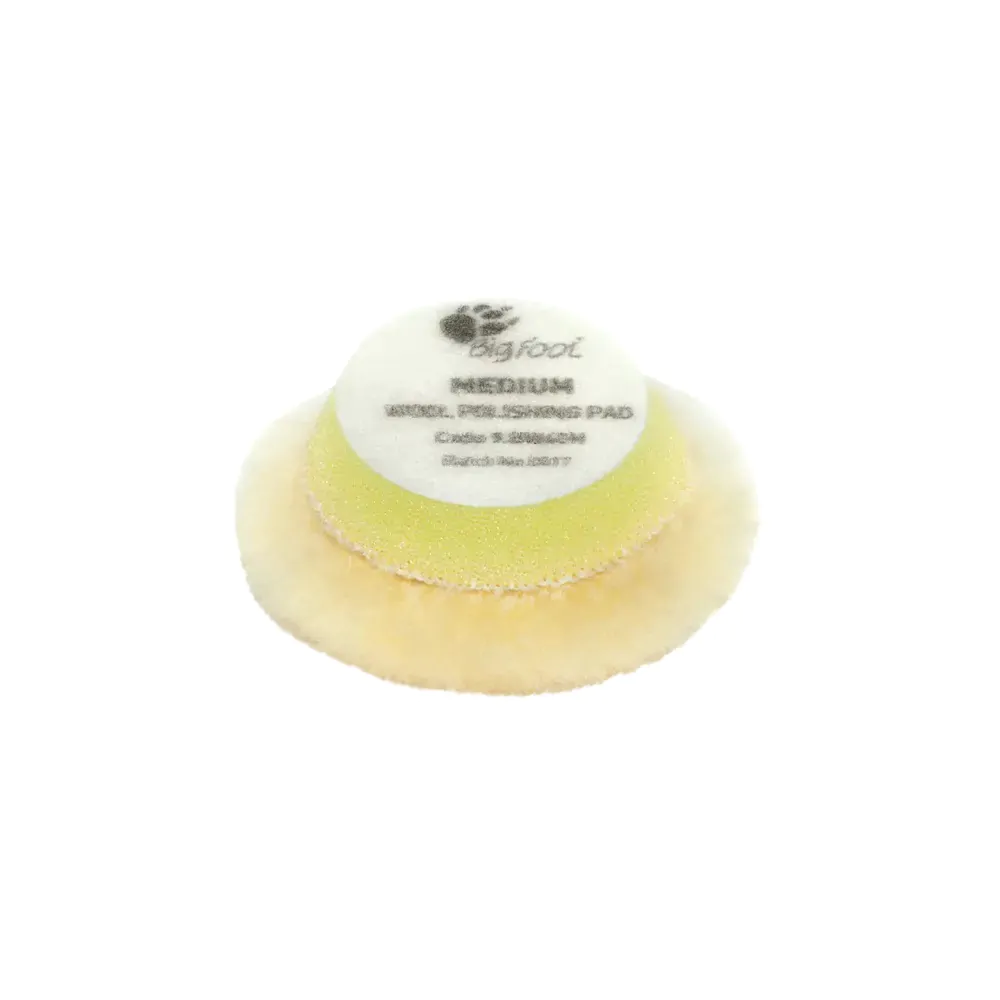 Полірувальний круг з хутра середньої жорсткості RUPES Wool Polishing Pad Меdium BW40M Ø45 mm (9.BW40M)