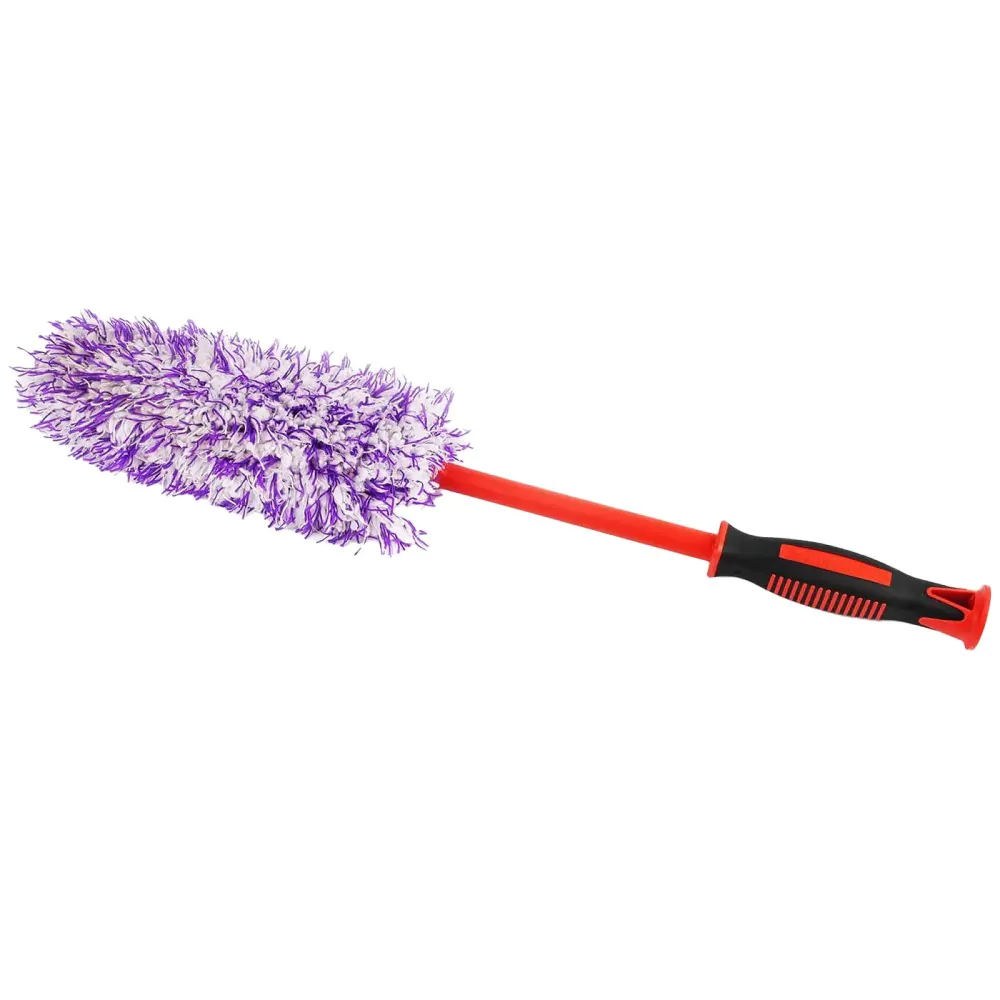 Йорш з мікрофібри для чищення колісних дисків MaxShine Premium Flat Microfiber Wheel Brush with Replaceable Cover 2.0 (704622)