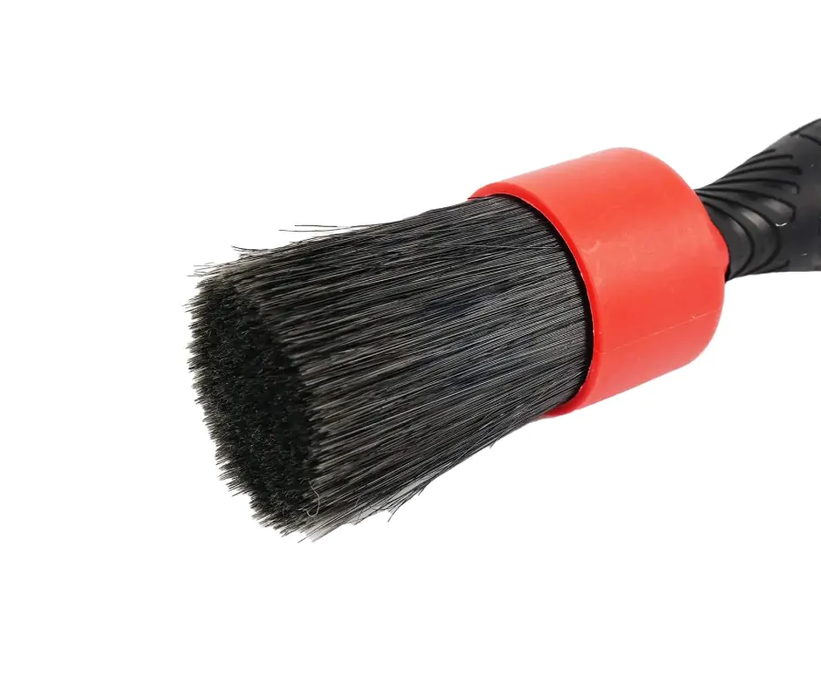 Гібридний пензель для видалення стійких забруднень MaxShine Mixed Bristle Detailing Stubby Brush (704626-R​)