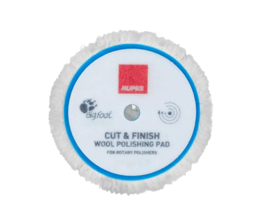 Полірувальний круг з жорсткої шерсті RUPES Cut & Finish Wool Polishing Pad Ø150 mm (9.BL150F)