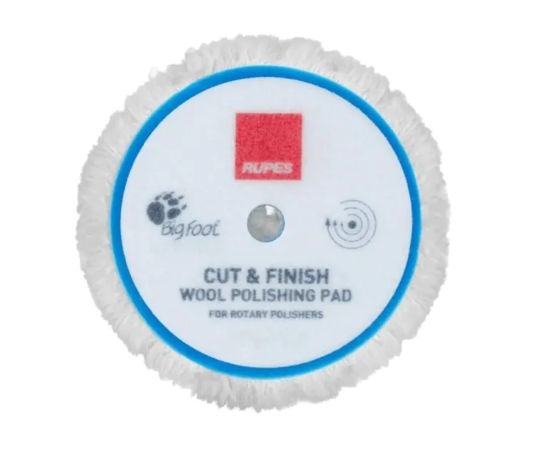 Полірувальний круг з жорсткої шерсті RUPES Cut & Finish Wool Polishing Pad Ø200 mm (9.BL200F)