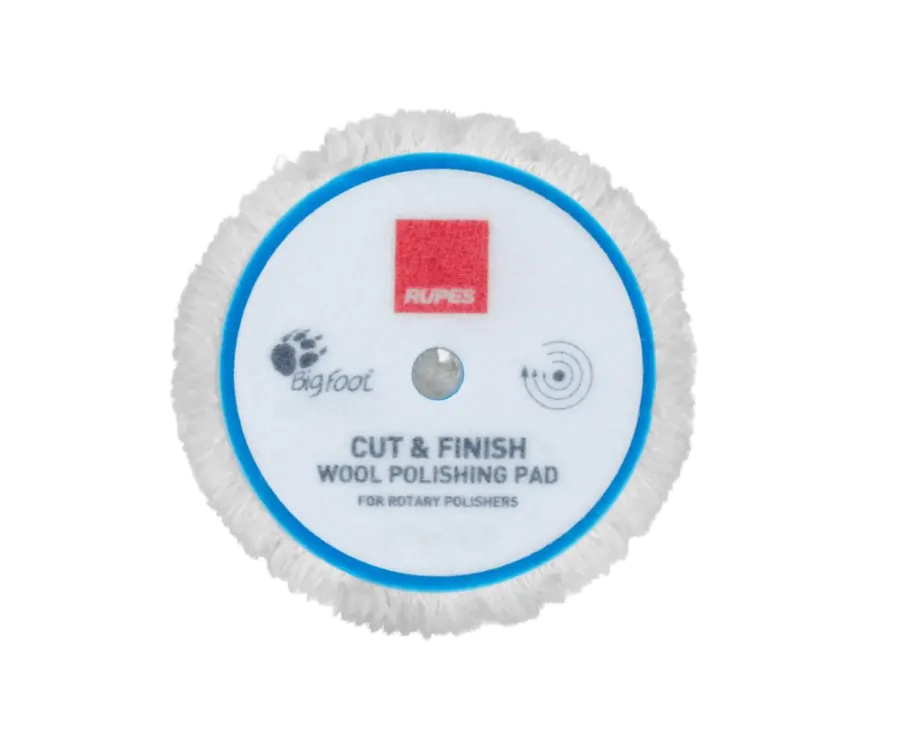 Полірувальний круг з жорсткої шерсті RUPES Cut & Finish Wool Polishing Pad Ø80 mm (9.BL80F)