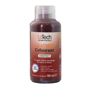 Фарба поліуретанова на водній основі для шкіри LeTech Leather Colourant Expert Line Chestnut 200мл (010430200-LT)