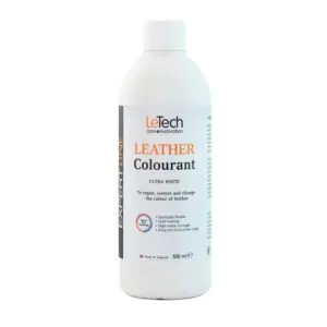 Краска полиуретановая на водной основе для кожи LeTech Leather Colourant Expert Line Ultra White 500мл (010270500-LT)