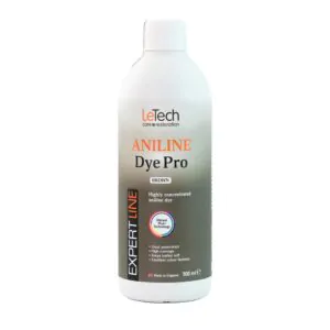 Краска анилиновая для кожи LeTech Aniline Dye Pro Expert Brown 500мл (ADSB500-LT)