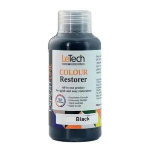 Средство для восстановления цвета кожи авто LeTech Leather Colour Restorer Black (Чорний) 100мл (CRB100-LT)