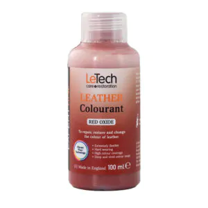 Краска полиуретановая на водной основе для кожи LeTech Leather Colourant Expert Line Red Oxide 200мл (010370200-LT)