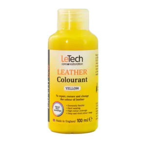 Фарба поліуретанова на водній основі для шкіри LeTech Leather Colourant Expert Line Yellow 200мл (010330200-LT)