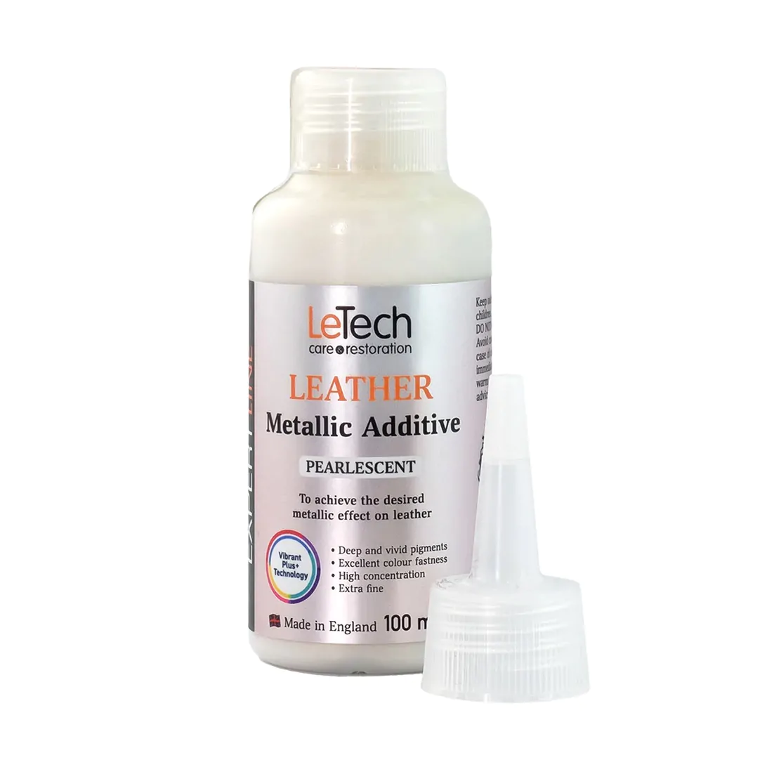 Фарба для шкіри авто LeTech Leather Metallic Additive Pearlescent (Перламутр) 100мл