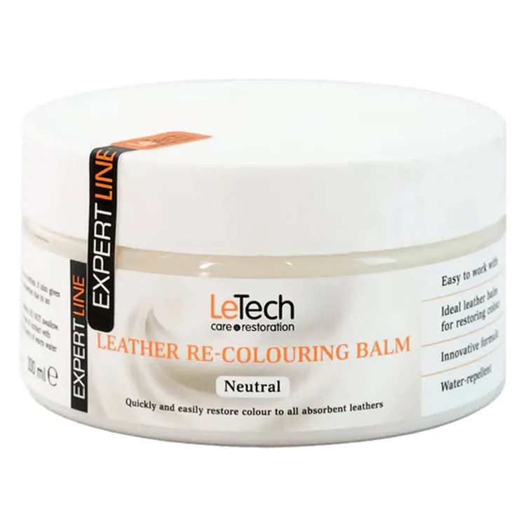 Бальзам для відновлення кольору шкіри авто універсальний LeTech Leather Re-Colouring Balm Neutral 200мл (RCBN200-LT)