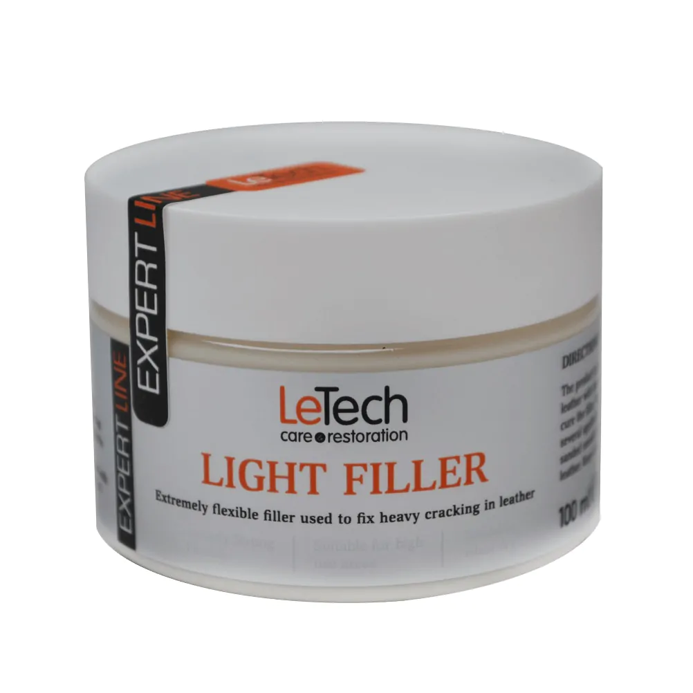 Рідкий ремонтний наповнювач для шкіри авто LeTech Light Filler 100мл (LF100-LT)