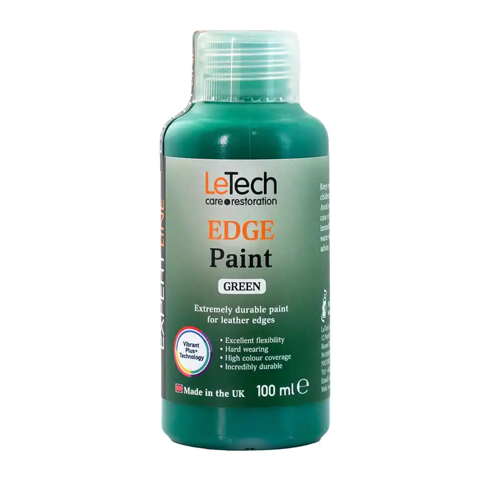 Фарба для урізу шкіри LeTech Leather Edge Paint Navy Green 100мл