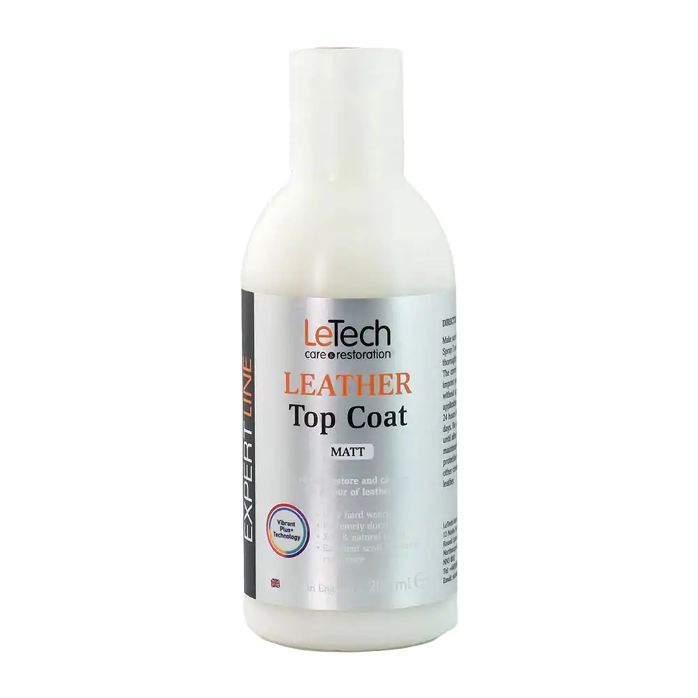 Лак для шкіри авто мат LeTech Leather Top Coat Matt 200мл