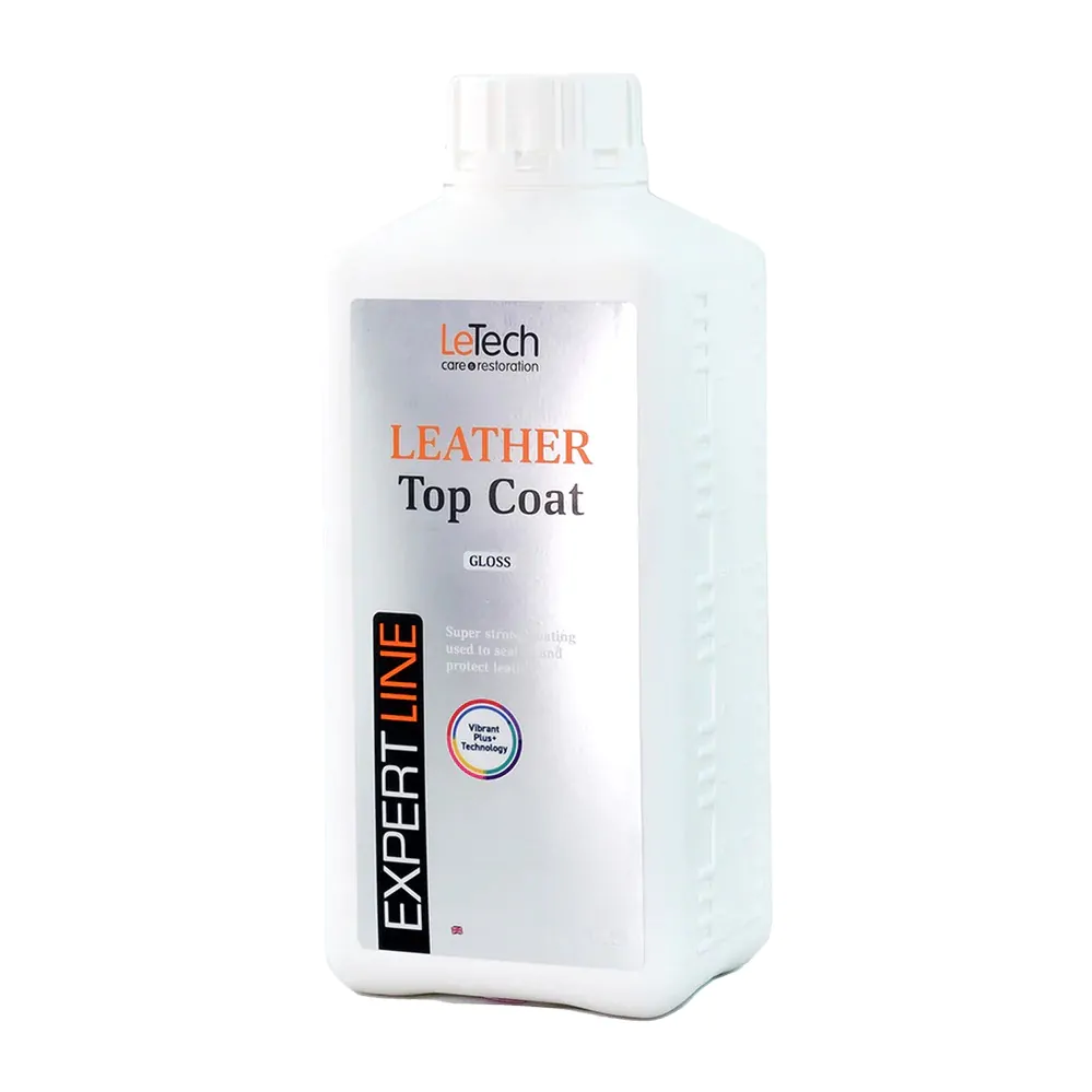 Лак для шкіри авто глянець LeTech Leather Top Coat Gloss 1л