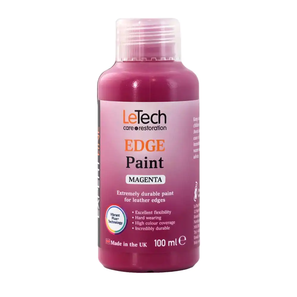 Фарба для урізу шкіри LeTech Leather Edge Paint Navy Magenta 100мл