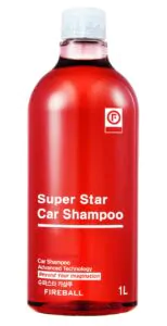 Автошампунь FIREBALL Super Star Car Shampoo червоний 1л (215009)