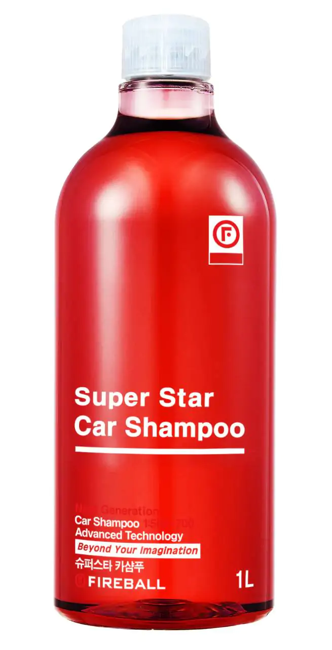 Автошампунь FIREBALL Super Star Car Shampoo червоний 1л
