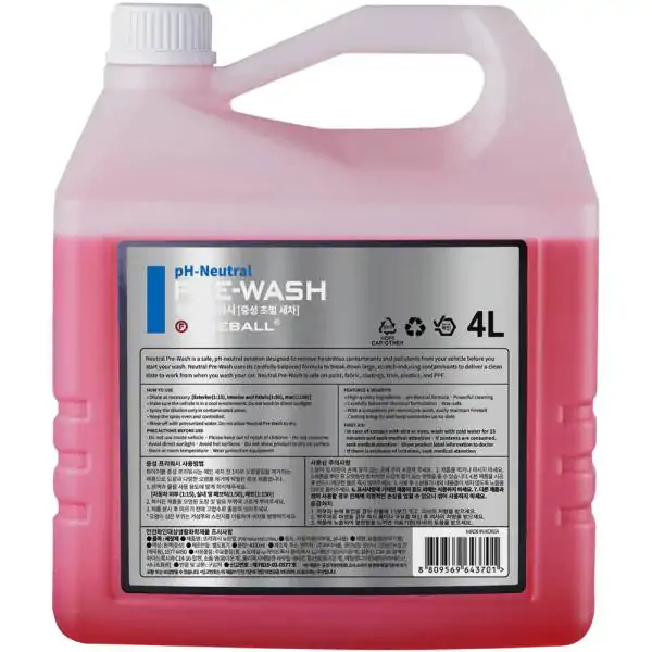Автошампунь для попереднього миття FIREBALL PH Neutral Pre-wash 4л