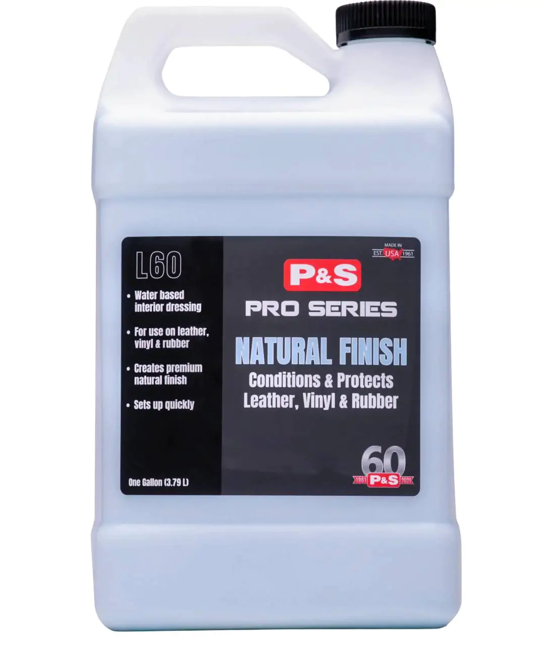 Поліроль-консервант для гуми і пластика P&S Natural Finish Dressing 3,79л