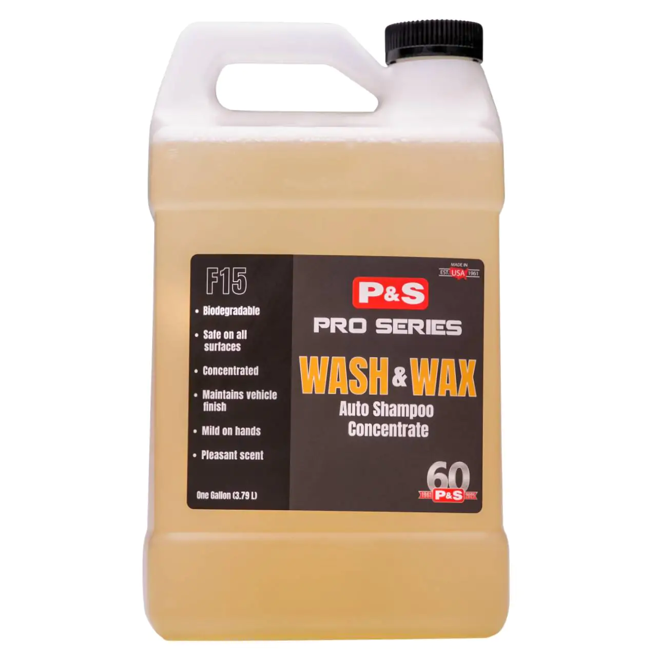 Автошампунь з воском P&S Wash & Wax 3,79л