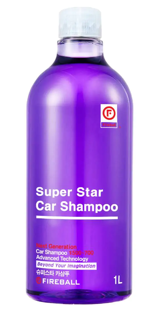 Автошампунь FIREBALL Super Star Car Shampoo фіолетовий 1л