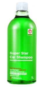 Автошампунь FIREBALL Super Star Car Shampoo зелений 1л (215011)