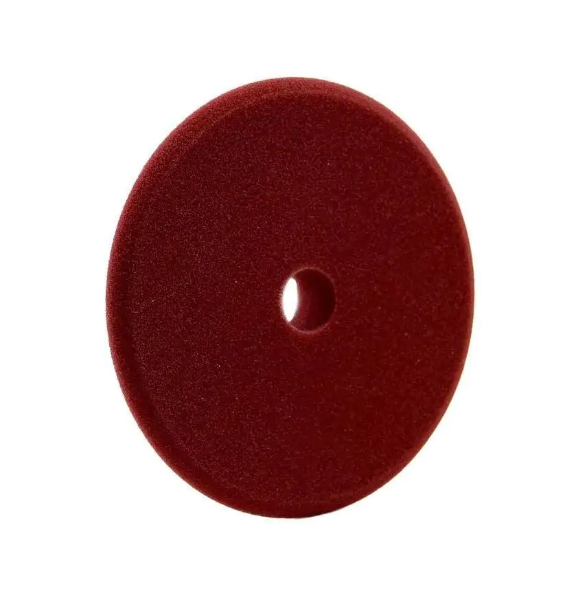 Полірувальний круг жорсткий ріжучий 1-2 крок Buff and Shine Uro-Tec Medium Heavy Polishing Pad червоний 125мм (572CR)