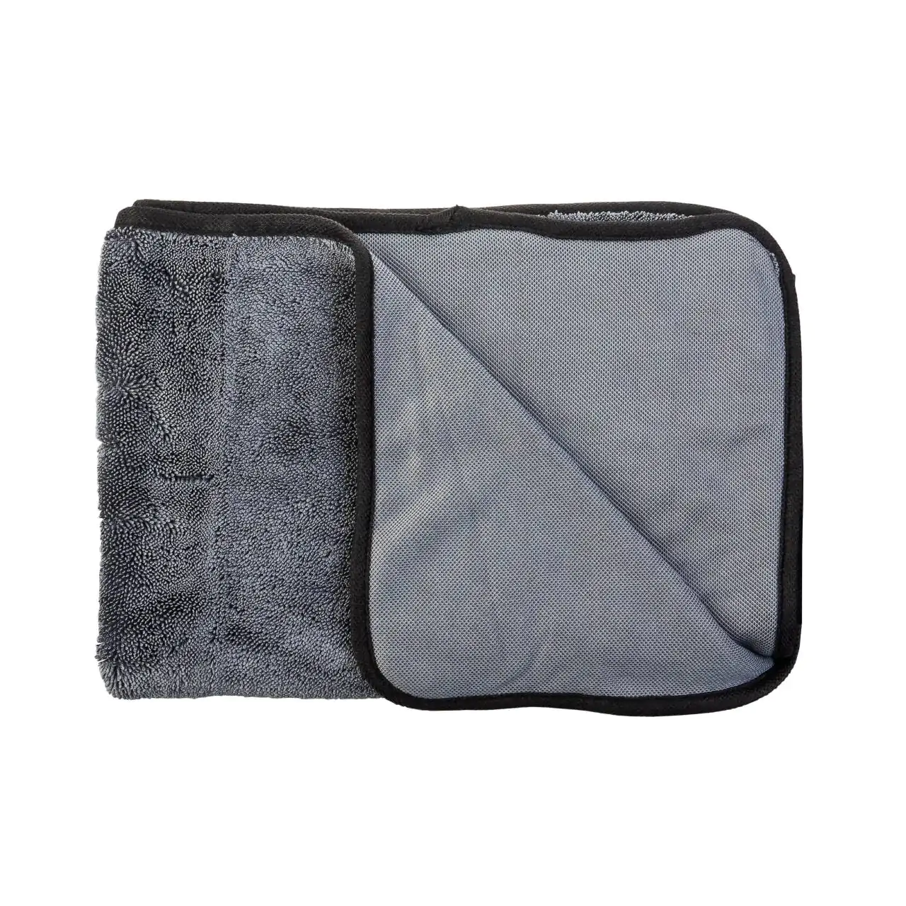 Мікрофібровий рушник для сушки автомобіля односторонній MCS Single Twisted Towel Gray 90×70см (MCS-20\Gray)