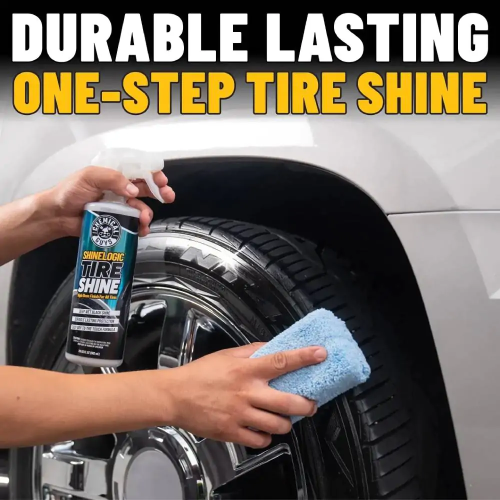 Засіб для чорніння шин глянцевий блиск Chemical Guys Tire ShineLogic Tire Shine 473мл (TVD120_20)