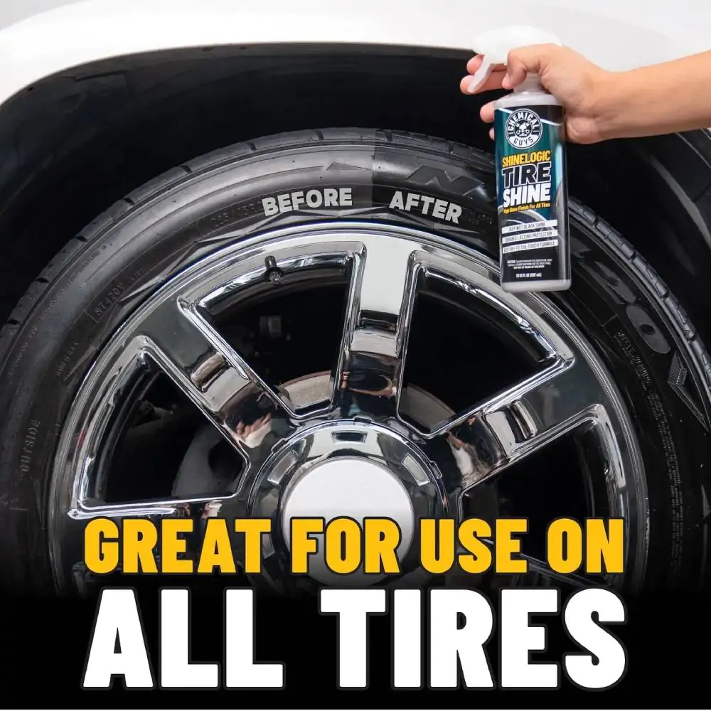 Засіб для чорніння шин глянцевий блиск Chemical Guys Tire ShineLogic Tire Shine 473мл (TVD120_20)