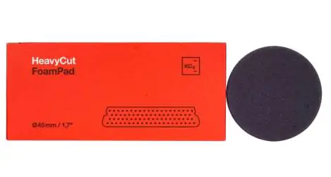Полірувальний круг червоний KochChemie Heavy Cut Foam Pad 45мм (9998325-1)