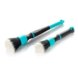 Набір пензлів з синтетичного ворсу Detail Factory TriGrip Synthetic Bristles Brush Set (Бірюзовий/Чорний) (DEF-1088)