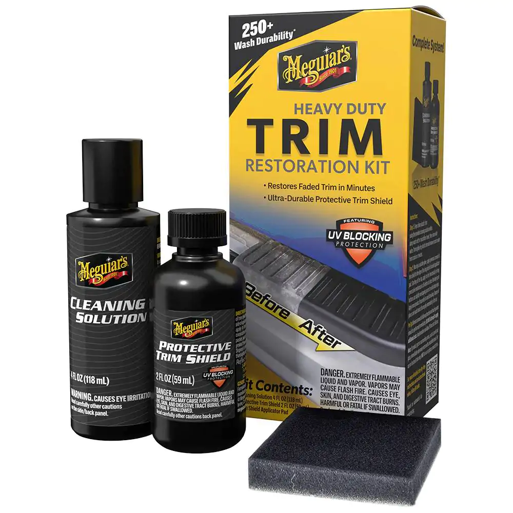 Набір для відновлення зовнішнього пластику Meguiar's Heavy Duty Trim Restoration Kit (G250100)