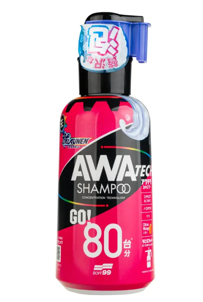 Автошампунь для ручного миття SOFT99 Alaunen Awatech Shampoo 800мл (ST-02901)