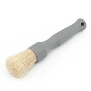 Пензель з натурального ворсу кабана Detail Factory Blonde Boar Hair Brush 16,5см, сірий (DEF-1005)