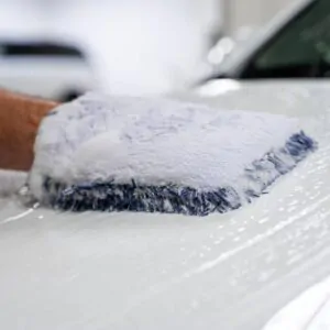 Рукавичка для миття з мікрофібри двостороння Gyeon Q²M WashPad EVO