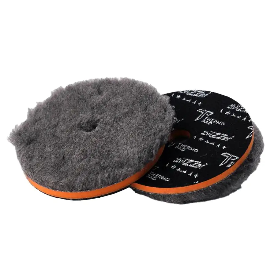 Полірувальний хутряний круг для роторних полірувальних машин ZviZZer Thermo Nano Wool Pad Ø160 mm