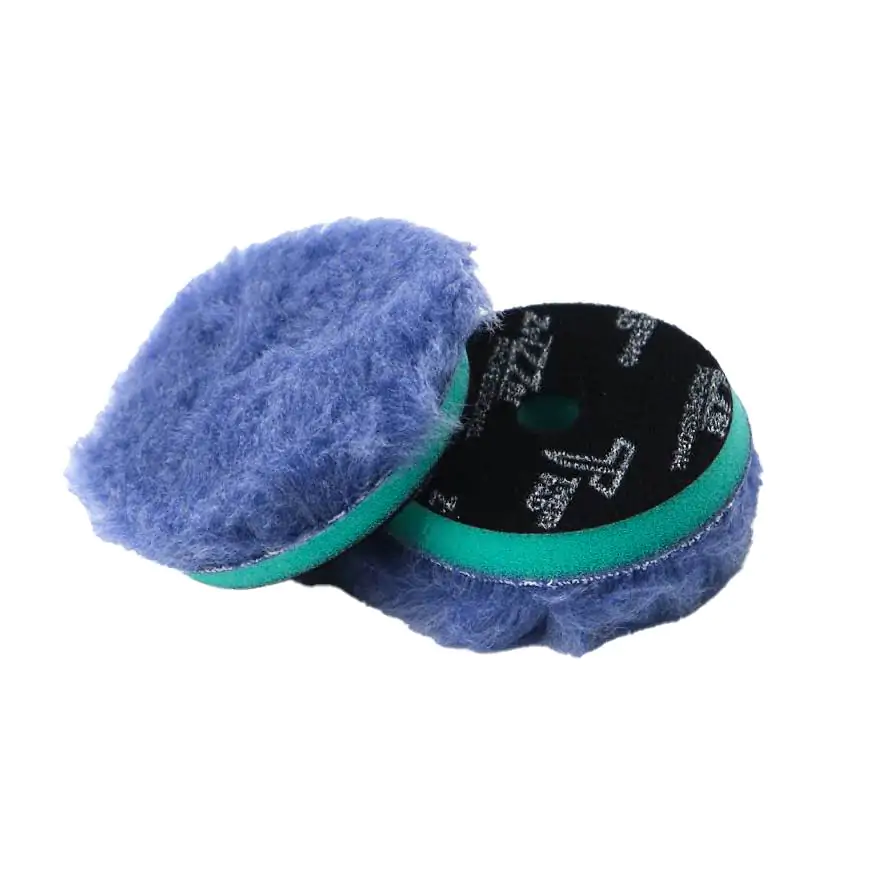 Полірувальний хутряний круг для роторних машинок ZviZZer Thermo Nano Wool Pad Professional Line Ø76 mm