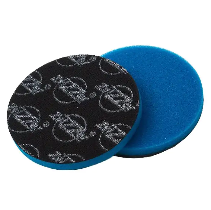 Пад для ручного полірування з екстрагрубого поролону ZviZZer Puk-pad Blue Ø110мм (ZV-PU0011010B)