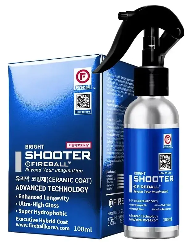 Нанокерамічне покриття для яскравих кольорових авто Shooter FIREBALL BRIGHT 100мл