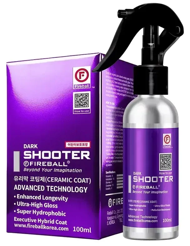 Нанокерамічне покриття для темних авто Shooter FIREBALL DARK 100мл