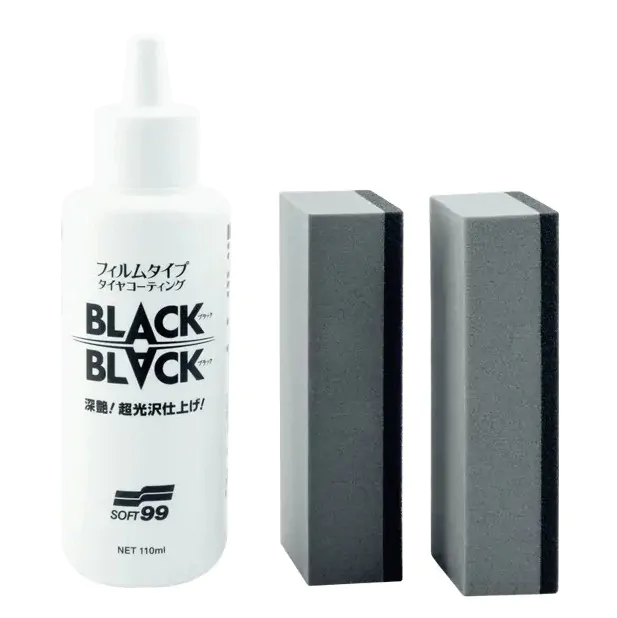 Засіб для чорніння шин матовий SOFT99 Black Black Hard Coat for Tire 110мл