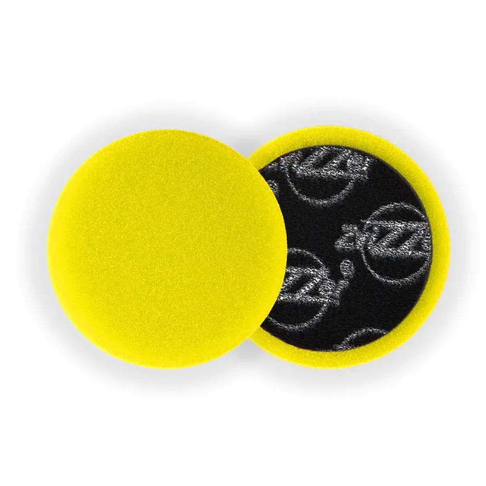 Полірувальний круг з м'якого поролону ZviZZer STANDARD Yellow Foam Pad Slim Ø76 мм (ZV-ST00009012FC)