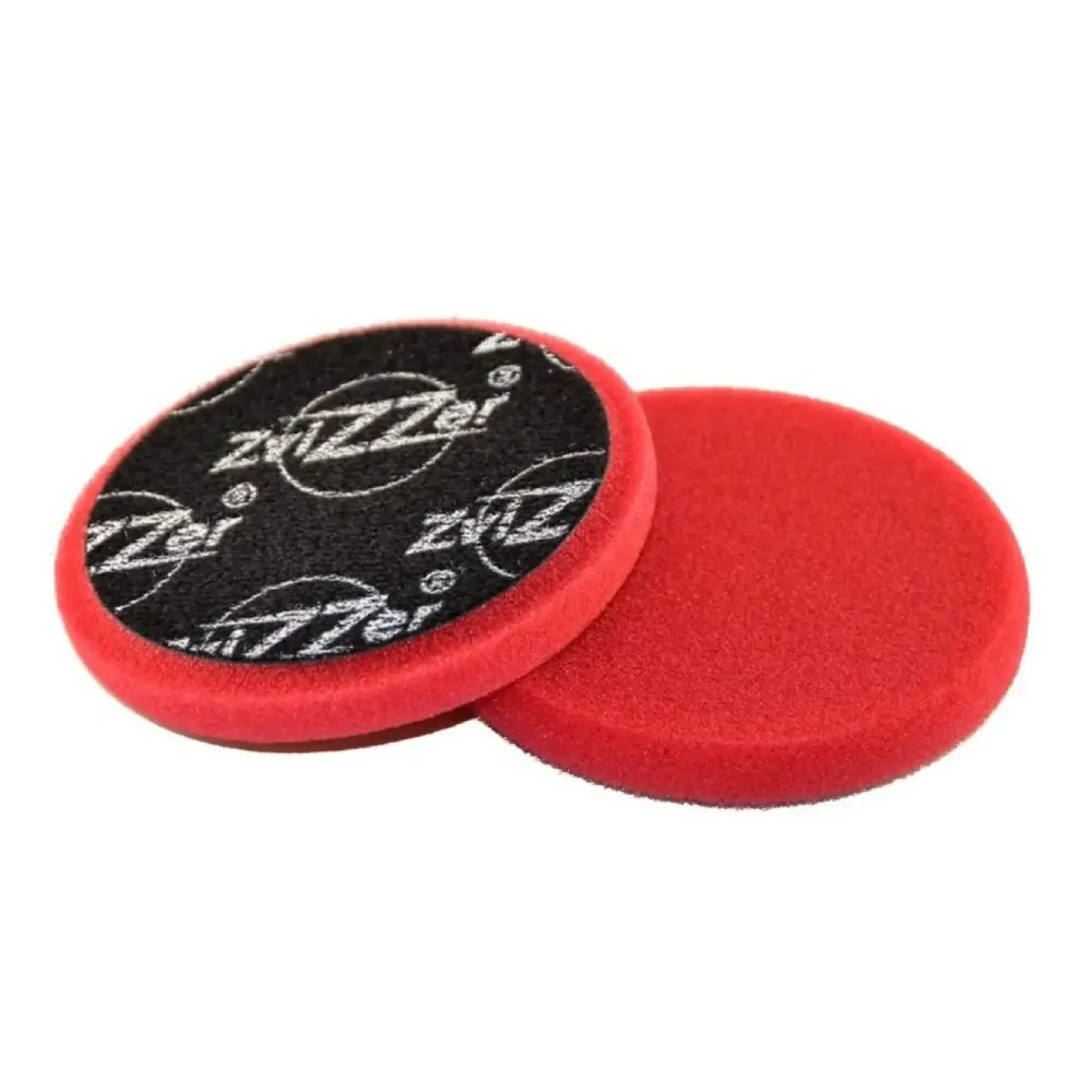 Полірувальний круг з м'якого поролону з твердого поролону ZviZZer STANDARD Red Foam Pad Slim Ø76 mm (ZV-ST00009012HC)