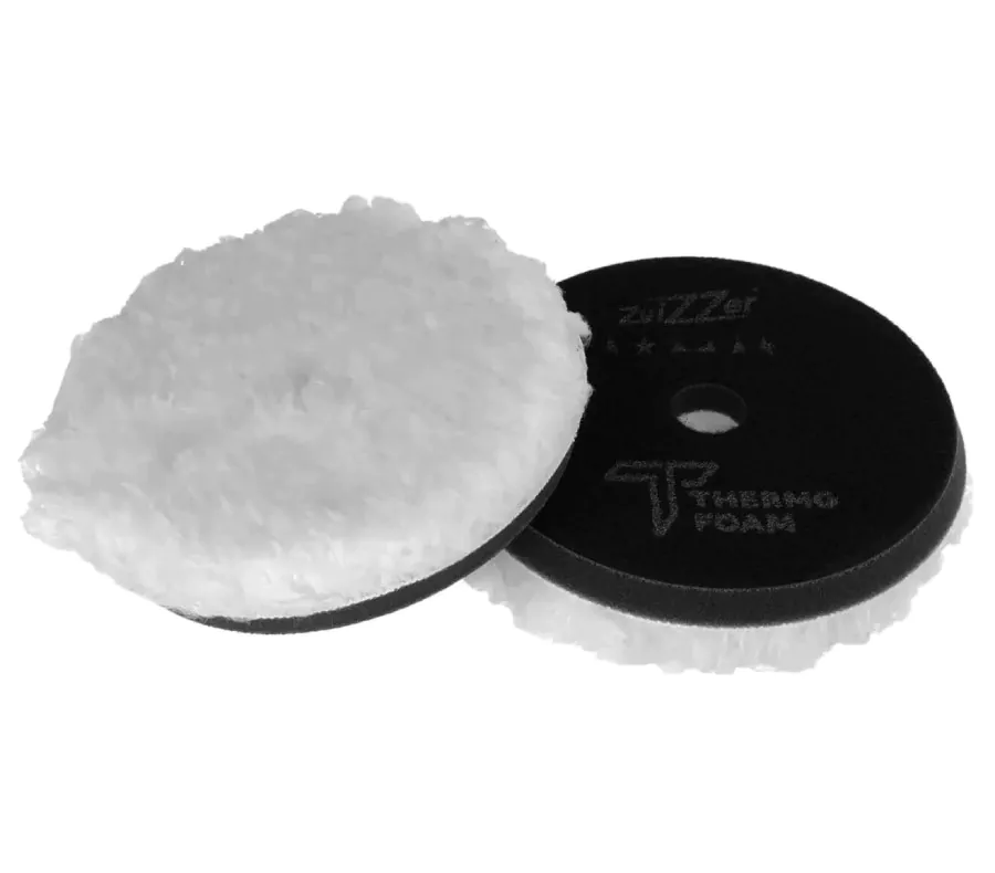 Хутряний полірувальний круг м’який ZviZZer Thermo Wool Pad Anthrazit for Rotary Ø150 mm