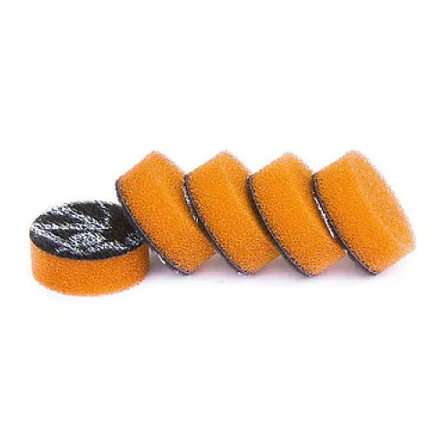 Полірувальний круг з поролону середньої твердості ZviZZer Mini Polishing Sponge Orange Ø15 мм, 5 шт. (ZVPSMini15MC)
