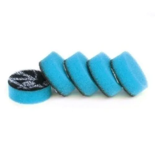 Полірувальний круг з екстратвердого поролону ZviZZer Mini Polishing Sponge Blue Ø15 мм, 5 шт. (ZVPSMini15PC)