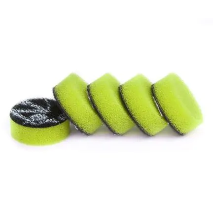 Полірувальний круг з ультрам'якого поролону ZviZZer Mini Polishing Sponge Green Ø15 мм, 5 шт. (ZVPSMini15UC)